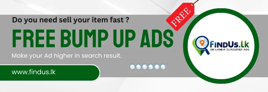 FindUs Sri Lanka's Premier Online Classifieds for Buying & Selling www.findus.lk 2
