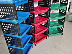 5 Layer Plastic Storage Rack