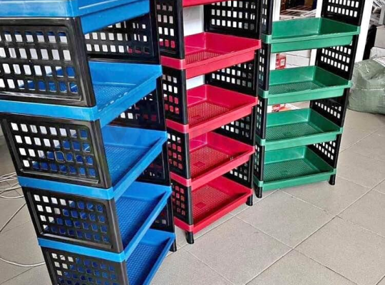 5 Layer Plastic Storage Rack