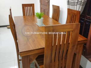 Elegant teak wood dining table