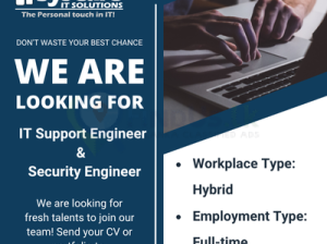 IT Support Engineer (Level 1/2) & Security Enginee