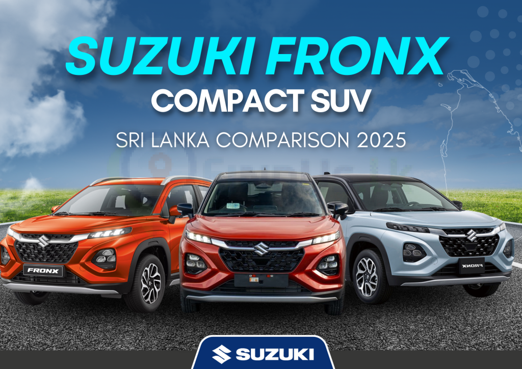 Suzuki Fronx compact SUV Sri Lanka comparison 2025