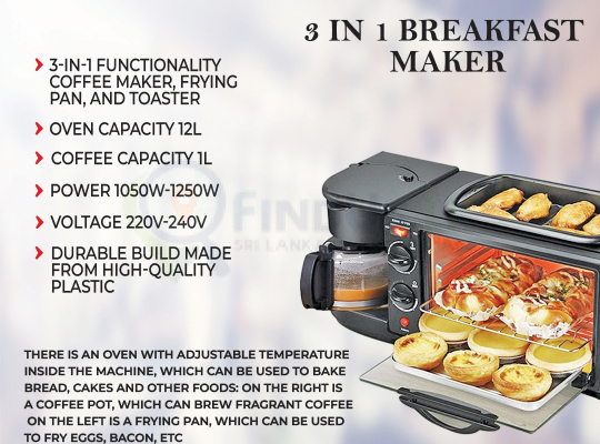 3 in 1 Breakfast maker