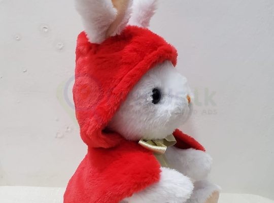 Handmade Soft Toy Red Riding Bunny