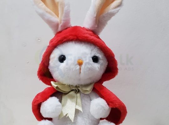 Handmade Soft Toy Red Riding Bunny
