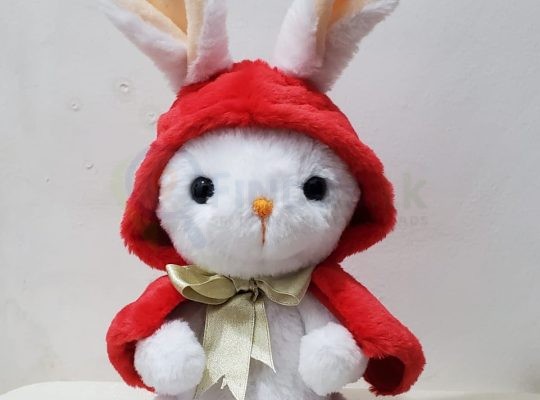 Handmade Soft Toy Red Riding Bunny