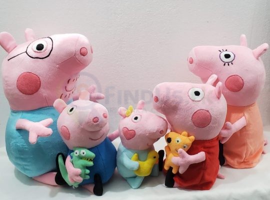Handmade Character Soft Toys Peppa Pig Family